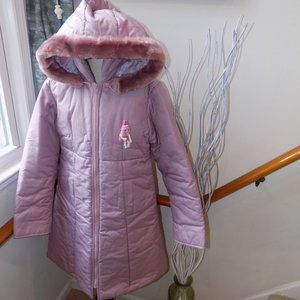 GREEN PARK Lavendar Rose Puffer Coat Size 13
